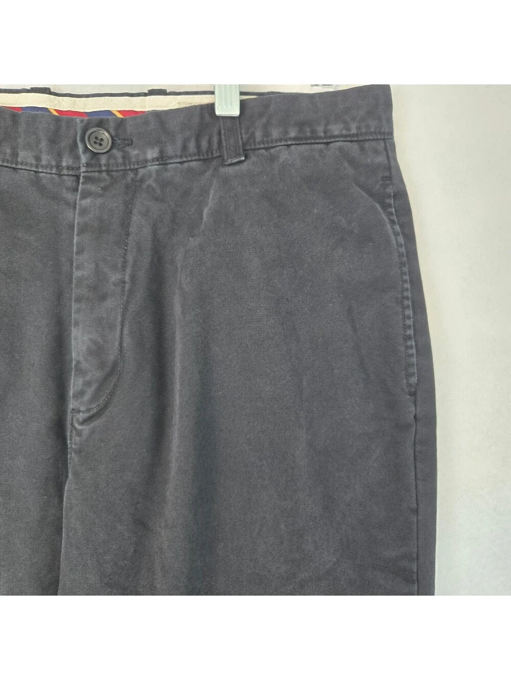 J.Crew Essential Chino Pants Men's 34x33 Navy Blue Straight Leg Cotton Casual